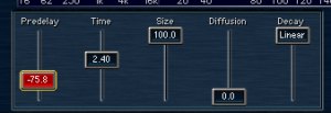 Fig 4 - Pre Delay Negativo