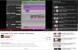 fig. 1 - videoaulas gratuitas sobre Pro Tools