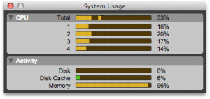 fig. 10 - system usage