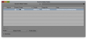 fig. 2 - dynamic media folders