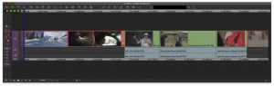 fig. 4 - clips do storyboard na timeline