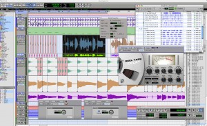 fig. 1 - pro tools 7 interface